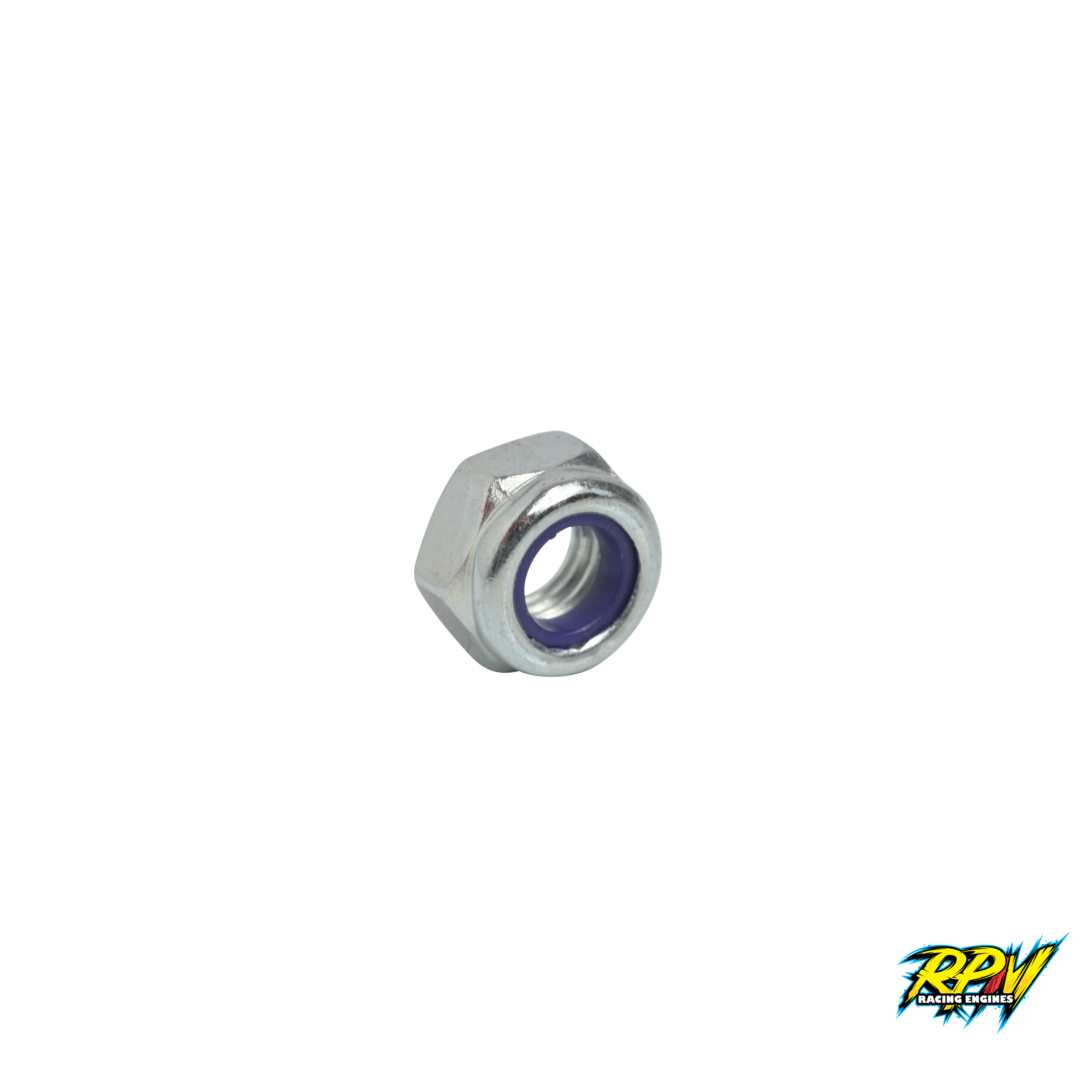 NYLON INSERT NUT - TYPE P - ZINC PLATED - DIN 9