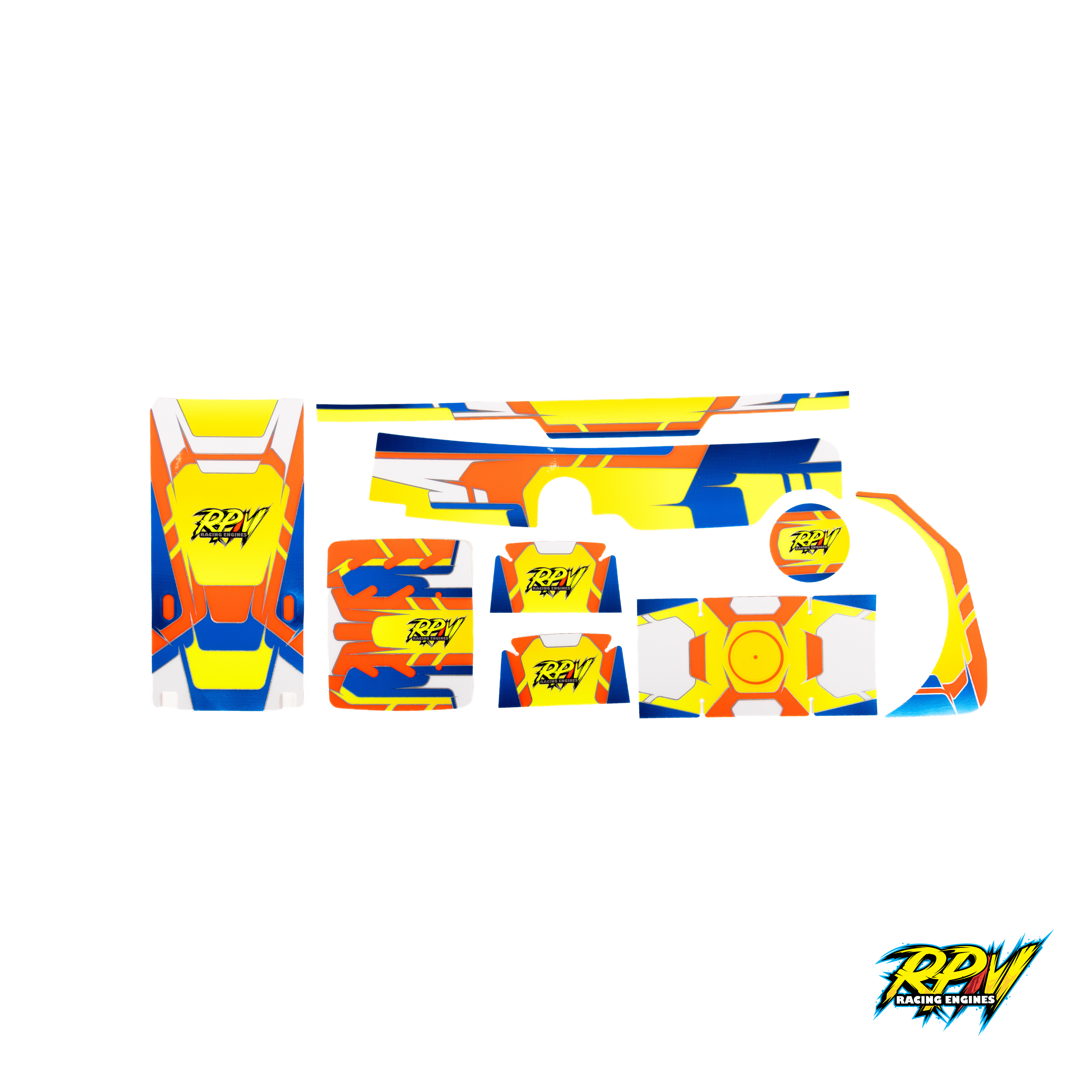HONDA ENGINE STICKER SET - RPM