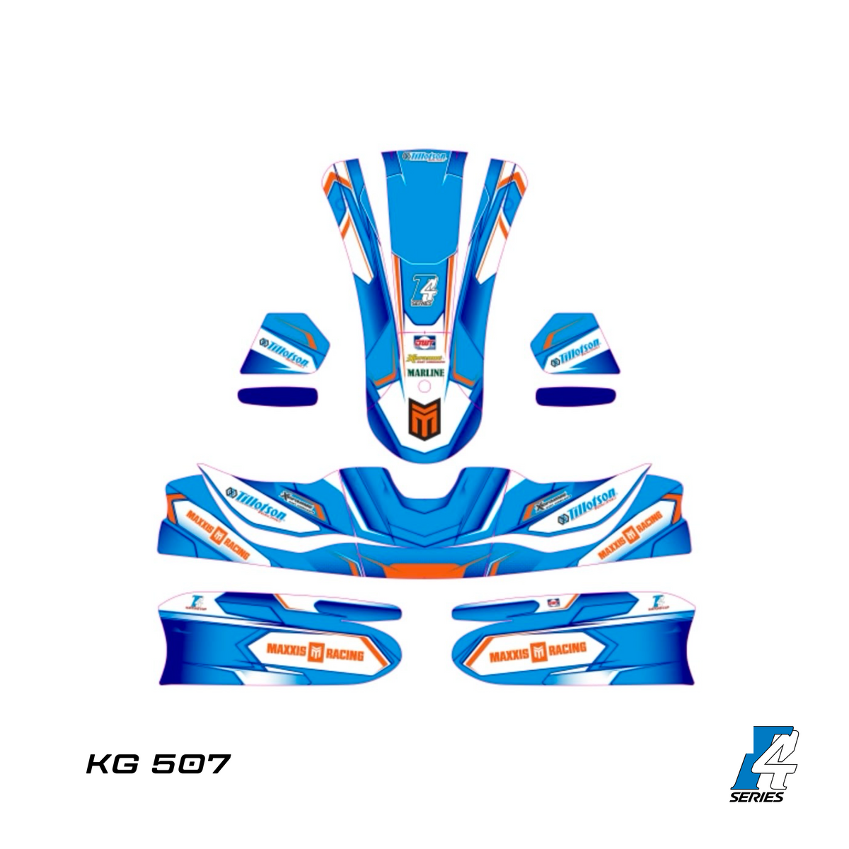 TILLOTSON STICKERS KIT 507 + TANK – RPM Racing Engines