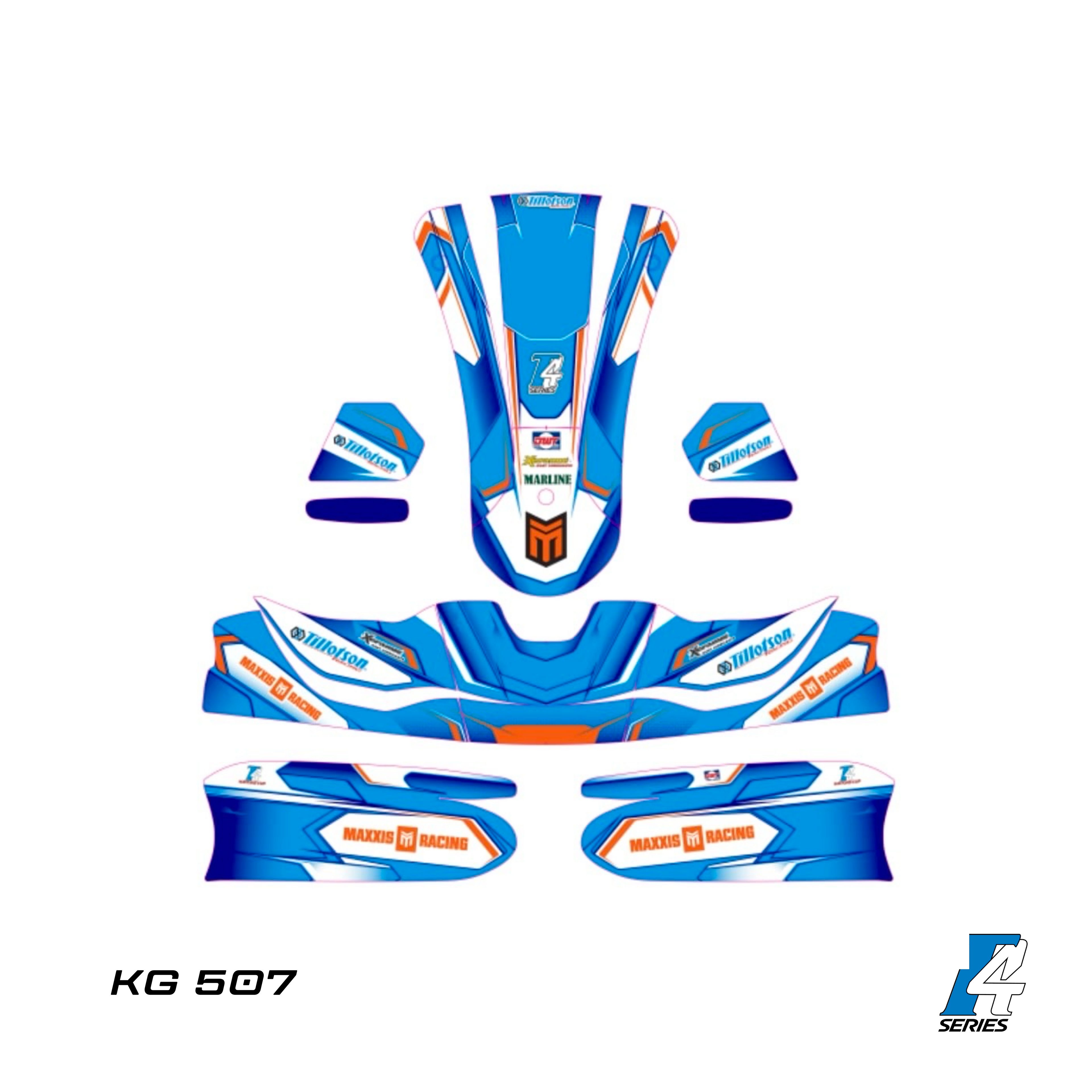 TILLOTSON STICKERS KIT 507 + TANK