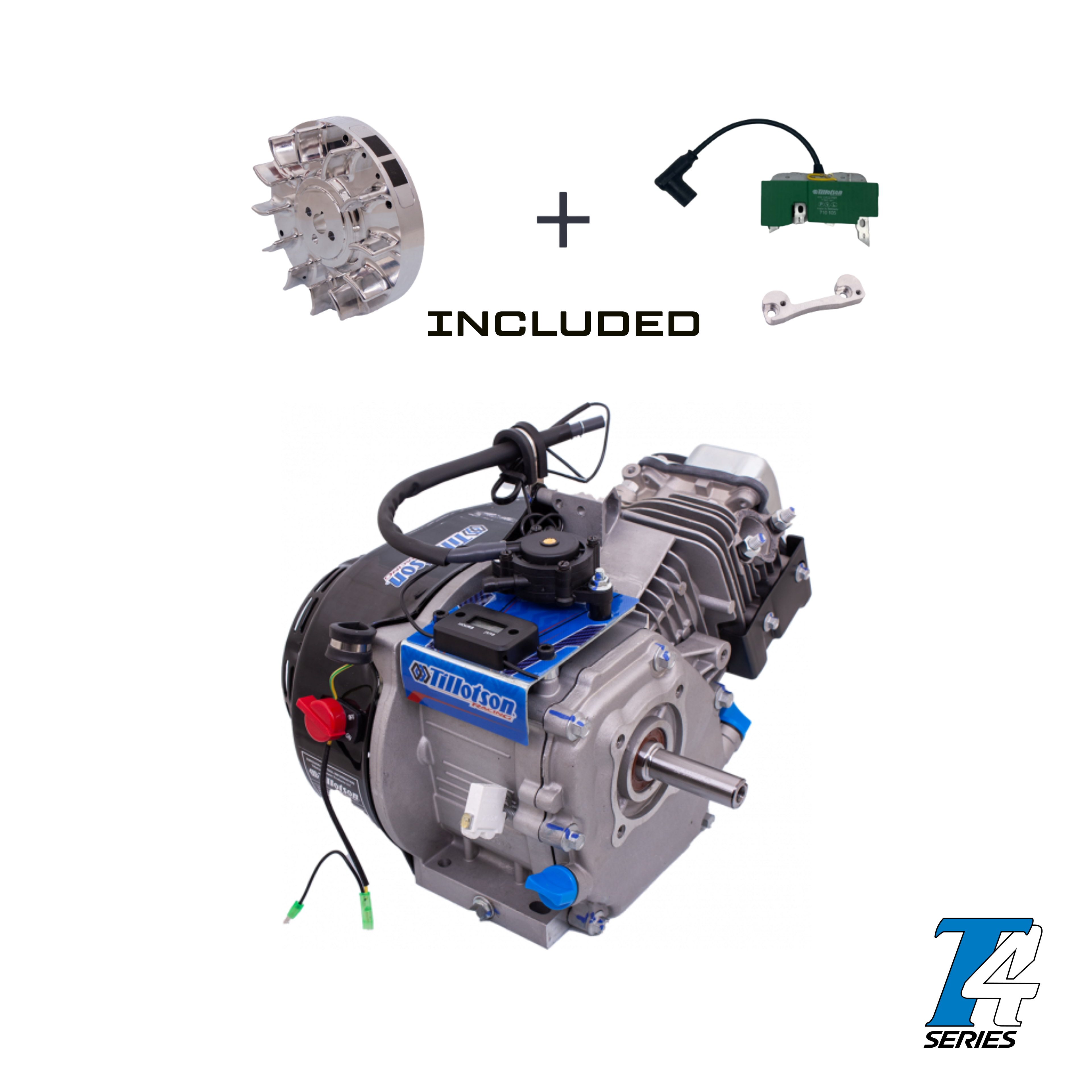 TPP-225RS ENGINE UNIT (INC FYLWHEEL, IGNITION COIL LESS AUXILIARY PARTS)